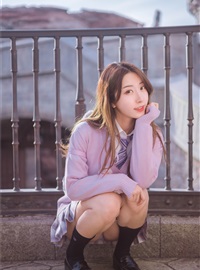 黑川 - NO.043 日本旅拍-紫色迪士尼制服